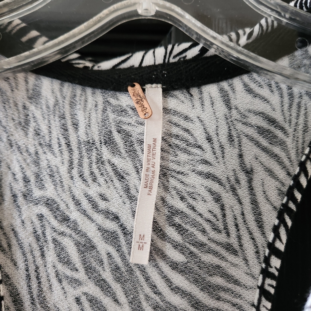 Free People Coco Zebra Print Racer Back Tank - Picture 6 of 11